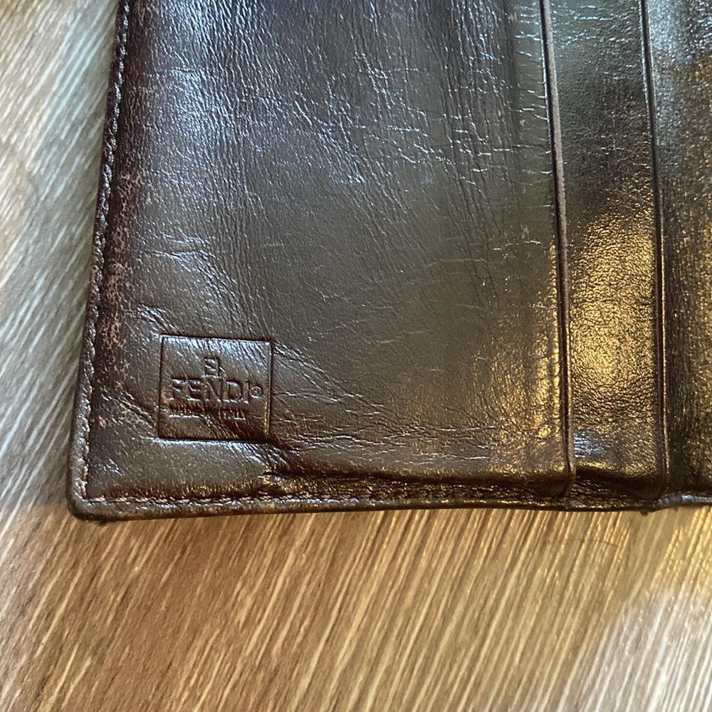 Fendi Brown Zucca Monogram Vintage Wallet - Picture 5 of 16